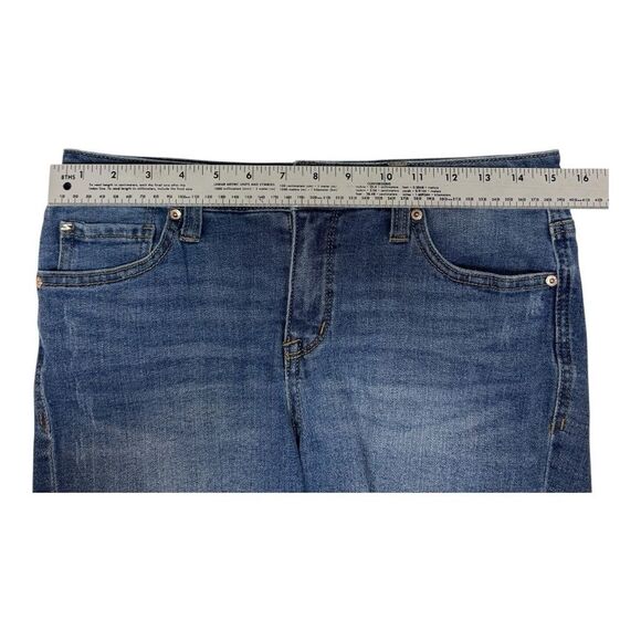 Seven 7 Weekend Pre ppy Boho Festival Denim Jean Shorts Size 4 - Picture 6 of 9